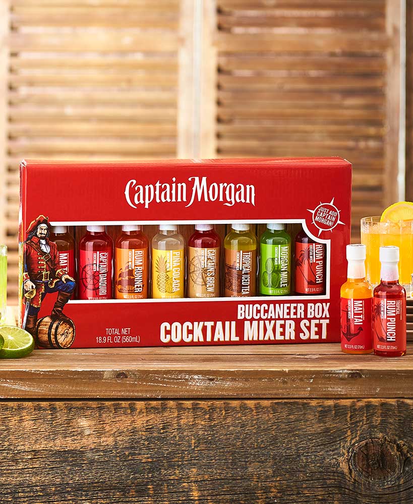 Captain Morgan Cocktail Mixer Gift Sets
