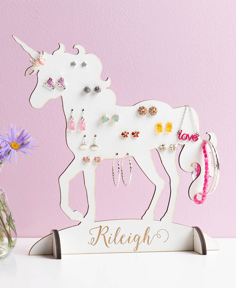 Personalized Unicorn Jewelry Holder