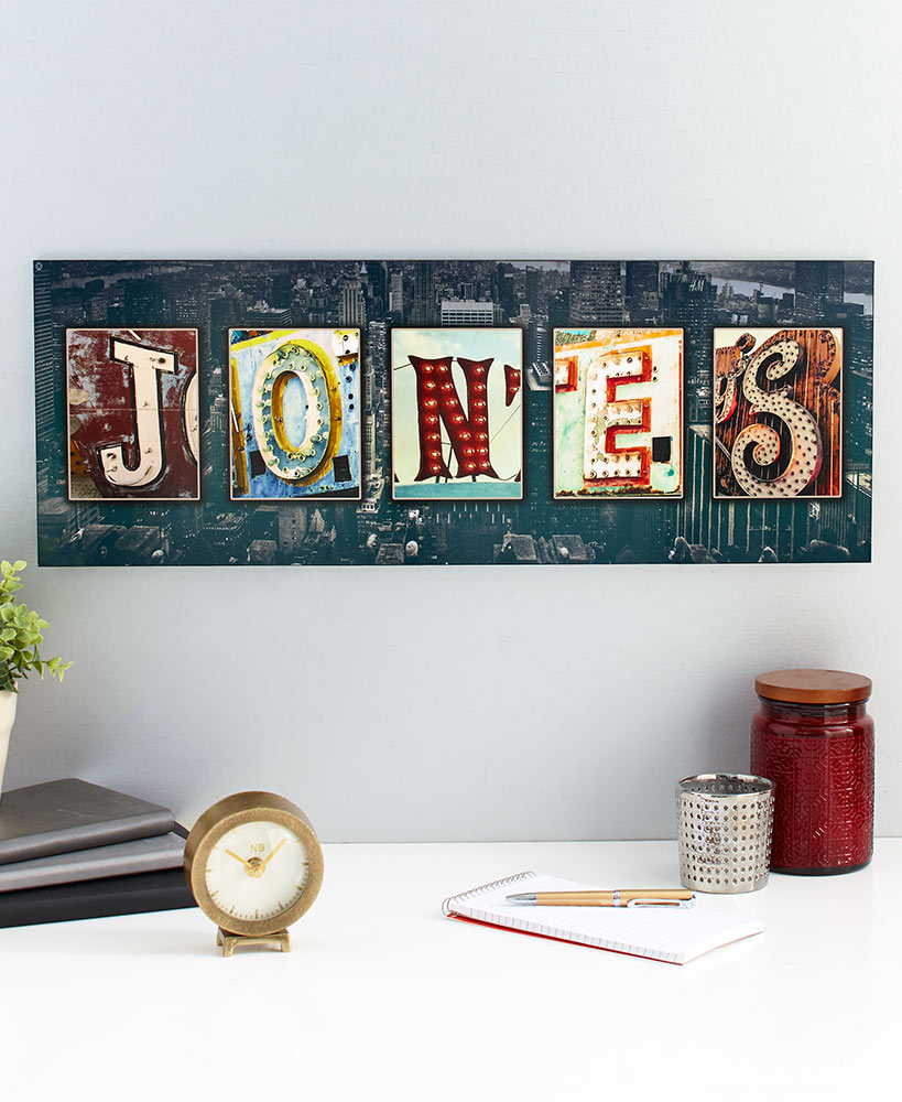 personalized christmas gifts - Personalized Themed Name Art