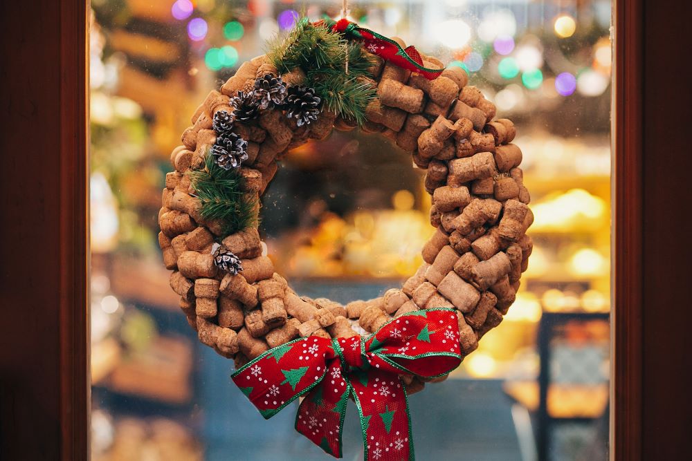 DIY Wine Cork Wreath