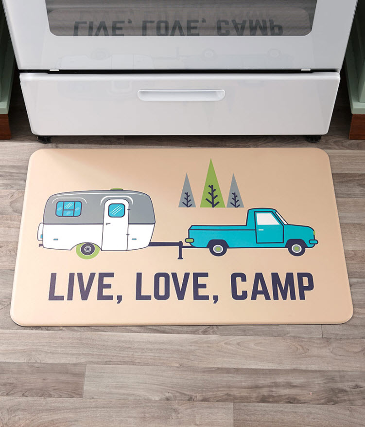 Live Love Camp Kitchen Mat