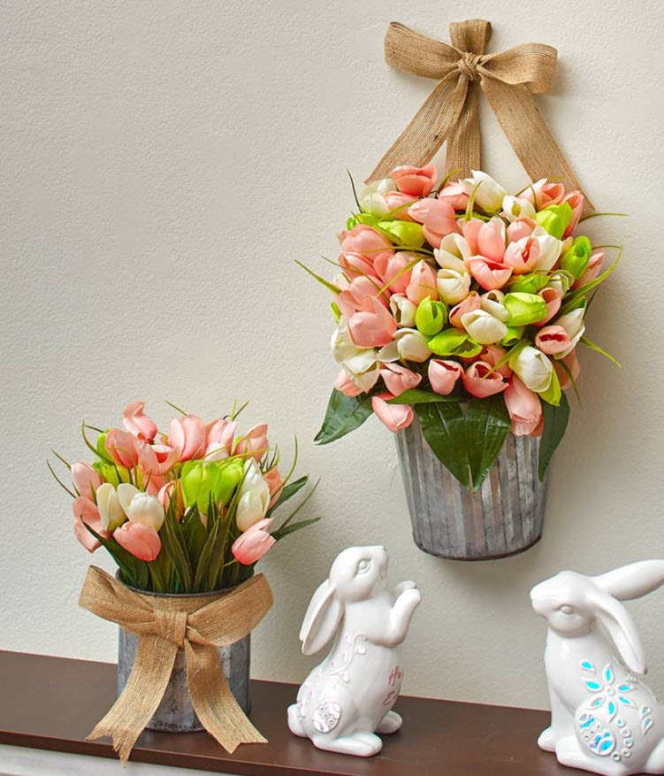 Artificial Tulip Arrangements