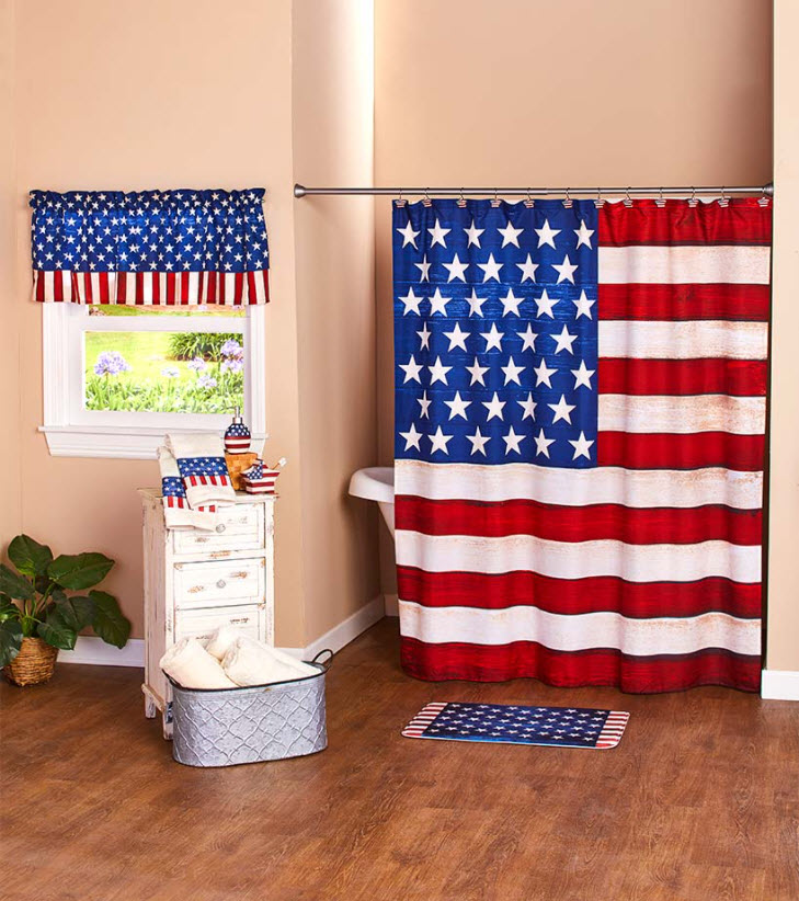 American Flag Bathroom Collection