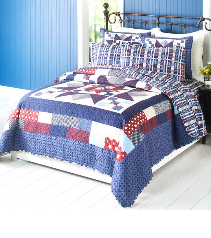 Americana Quilted Bedding Collection