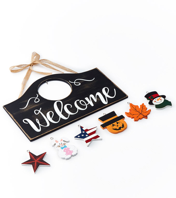 Interchangeable Welcome Sign or Icon Set