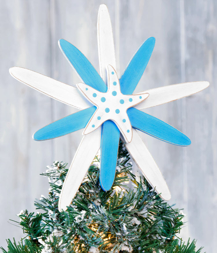 christmas in july sale - Starfish Tree Topper