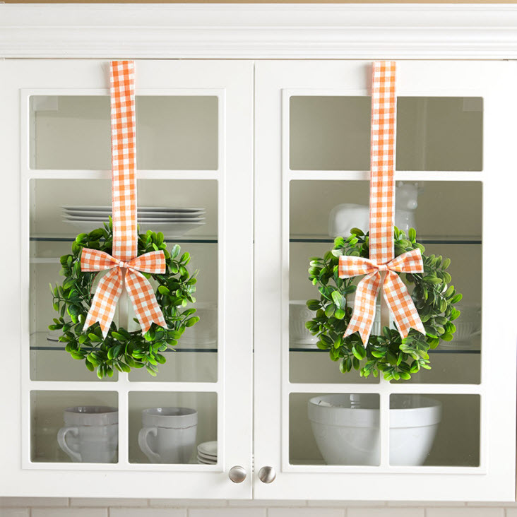 Sets of 2 Cabinet Wreaths