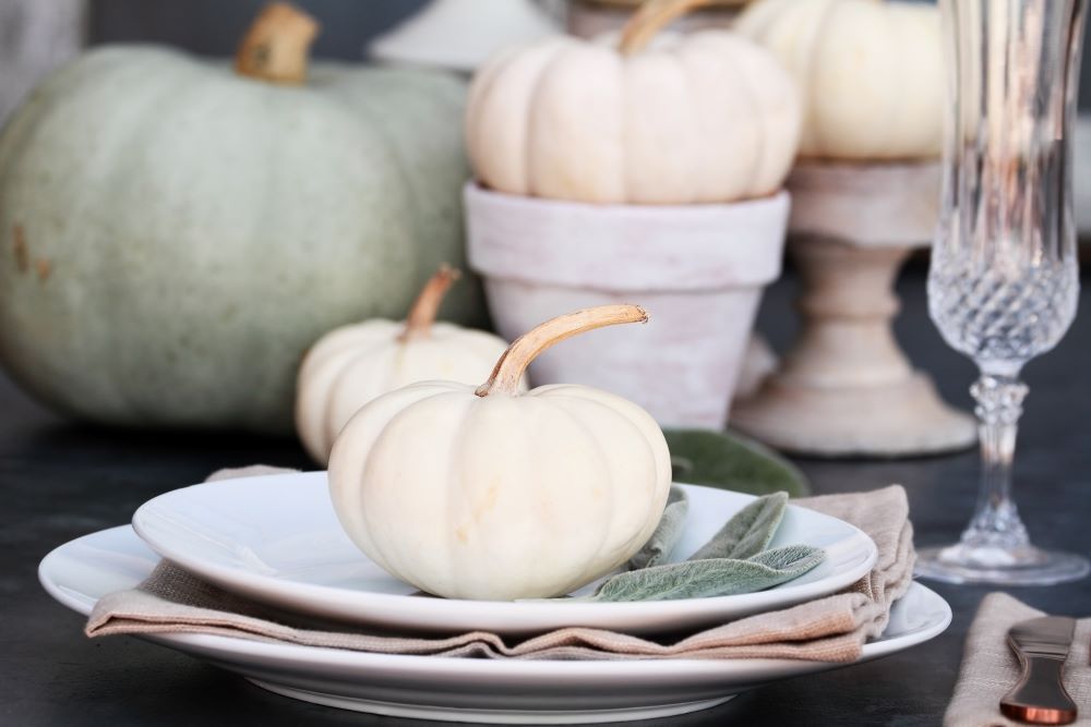 Budget Friendly Fall Decor Ideas - mini pumpkins