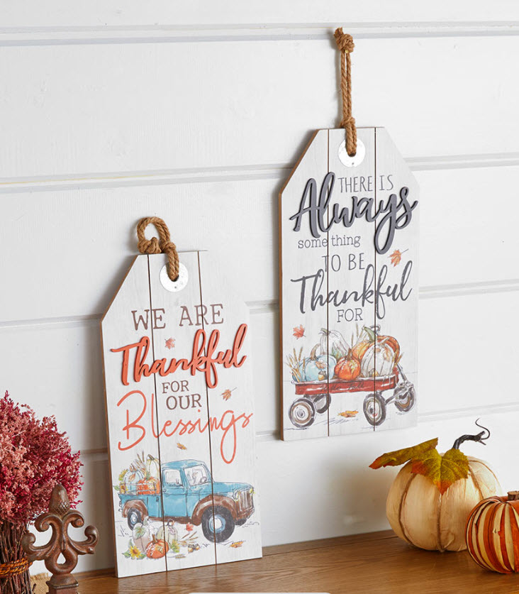 Harvest Tag Wall Hangings