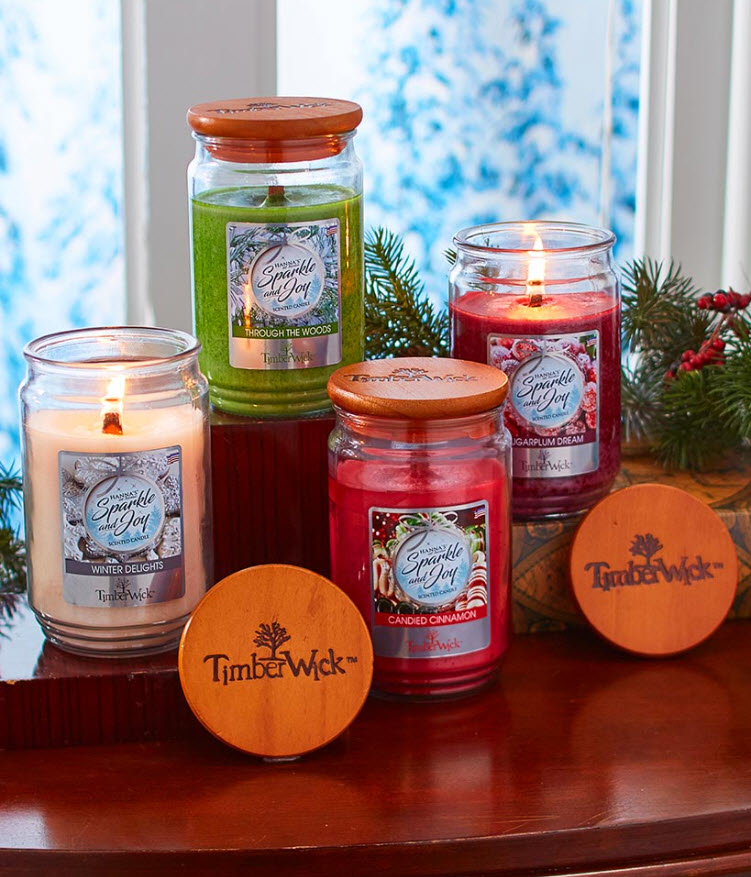 18-Oz. Timberwick™ Holiday Jar Candles