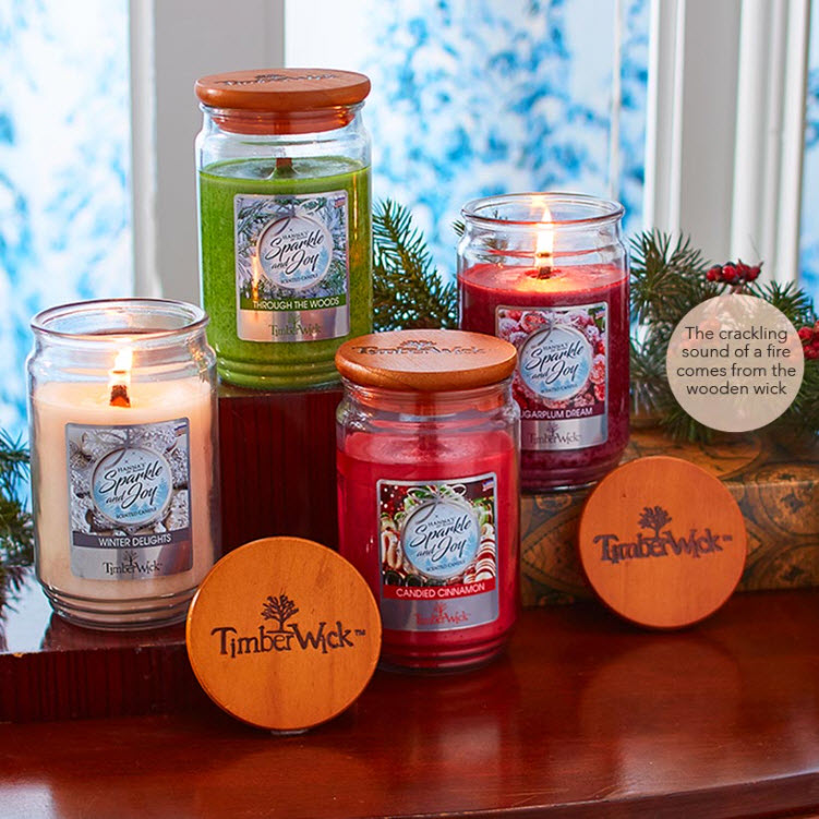 18-Oz. Timberwick™ Holiday Jar Candles