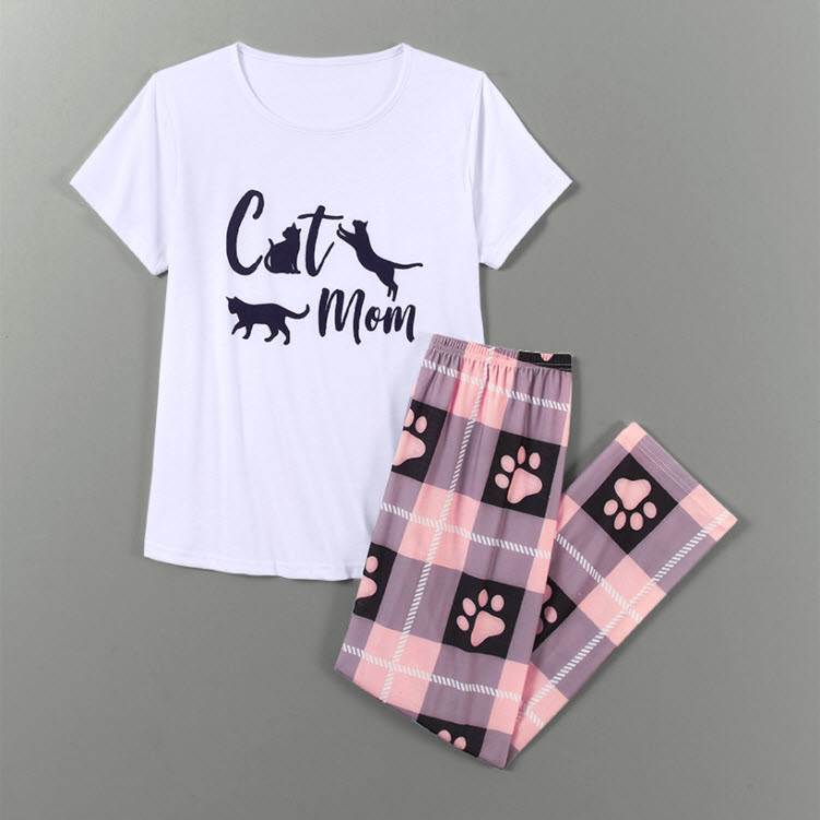 Cat Mom Pajama Set