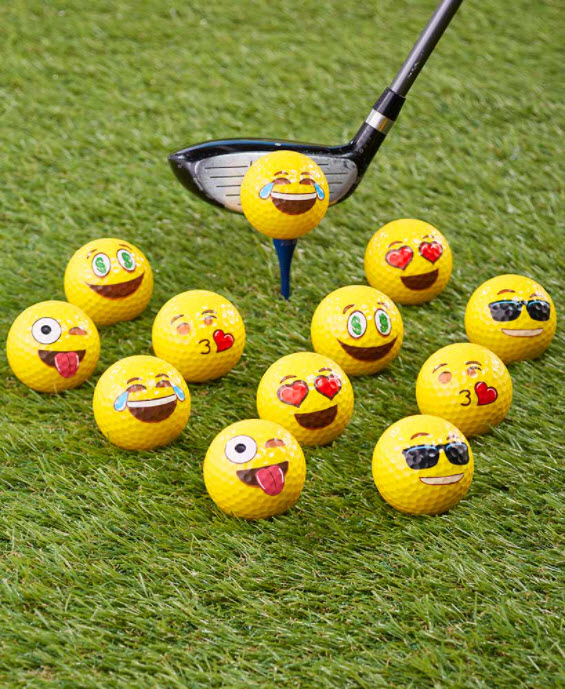 Emoji Universe™ Set of 12 Golf or Ping Pong Balls