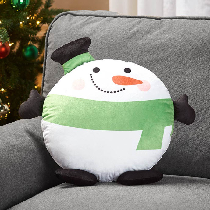Holiday Friends Accent Pillows - Snowman