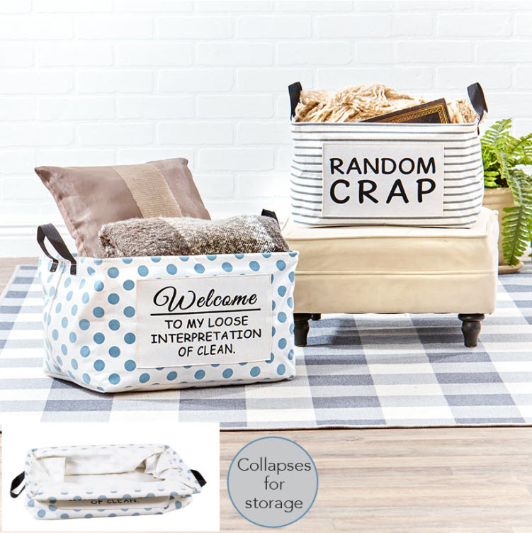 Witty Home Office Organizer Bins